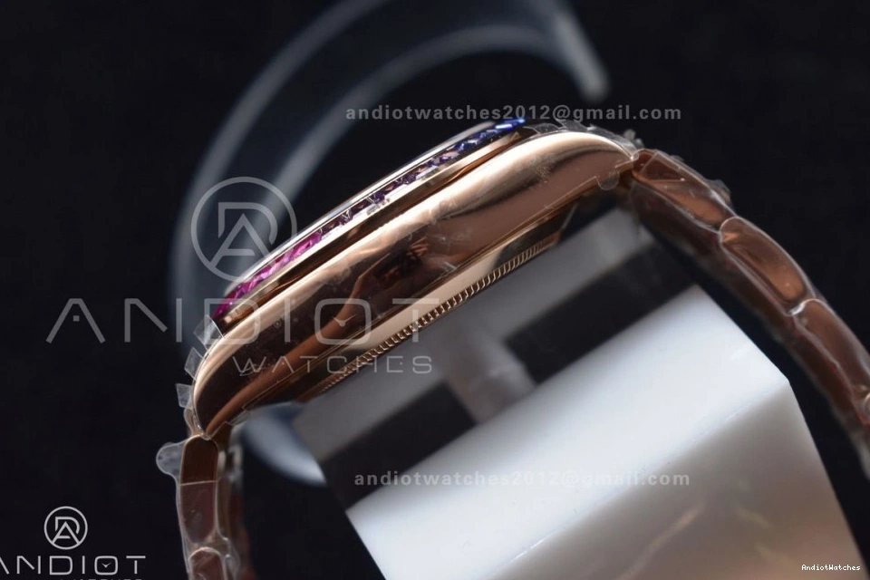 on TWF Edition Bracelet RG 428 Dial Black Crystal Rainbow YG 116595RBOW Best A Daytona Classic 0719